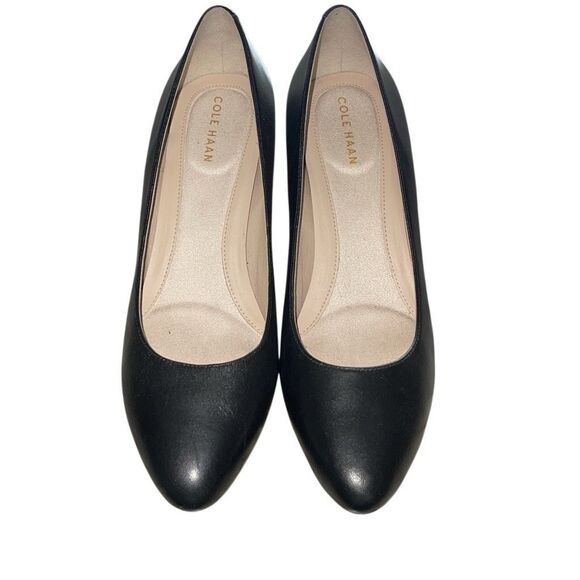 Cole Haan Womens The‎ Go To Wedge Waterproof Pump Shoes Black Size 7B - Picture 2 of 7